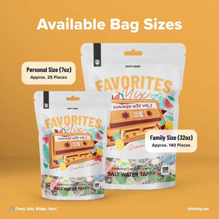 Summer Favorites Taffy Mix Taffy Shop Personal (7oz)