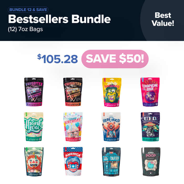 Bestsellers 12-Pack Bundle Taffy Shop