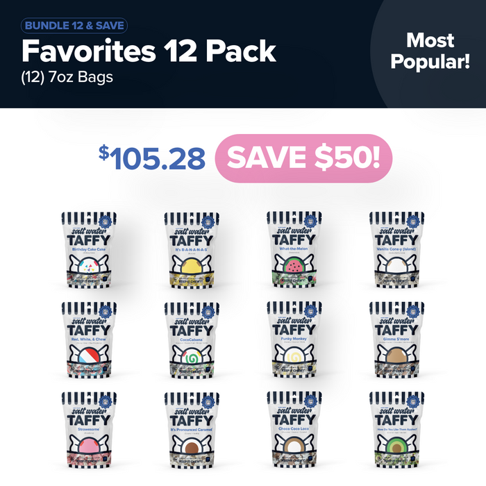 Favorites 12-Pack Bundle Taffy Shop