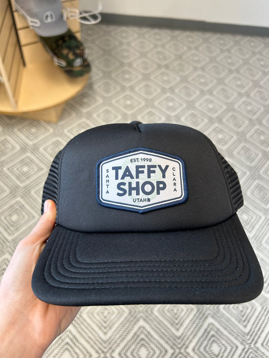 Taffy Shop Hat Hat Taffy Shop Black Trucker Adult 