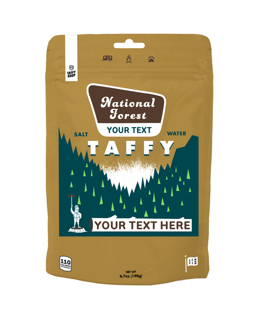 Customizable Taffy Bags | Taffy Shop