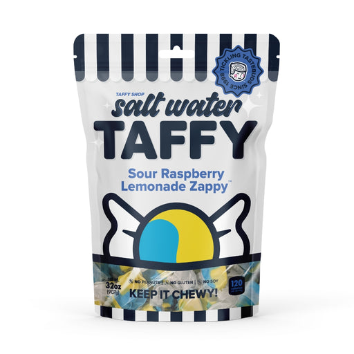 Sour Raspberry Lemonade Zappy Taffy Taffy Shop Family (32oz)