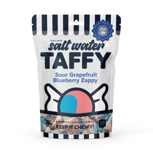 Sour Grapefruit Blueberry Zappy Taffy Taffy Shop Family (32oz)