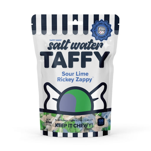 Sour Lime Rickey Zappy Taffy Taffy Shop Family (32oz)