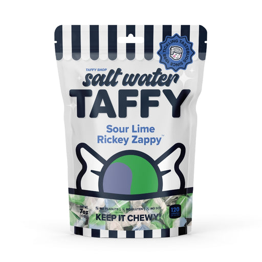 Sour Lime Rickey Zappy Taffy Taffy Shop Family (32oz)