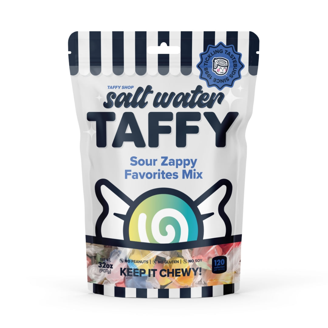TAFFY商品です Zappy Sour Favorites Taffy Mix | Taffy Shop
