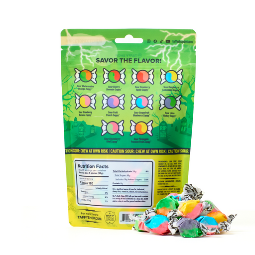 Sour Zappy Cat Taffy (7oz) Taffy Shop