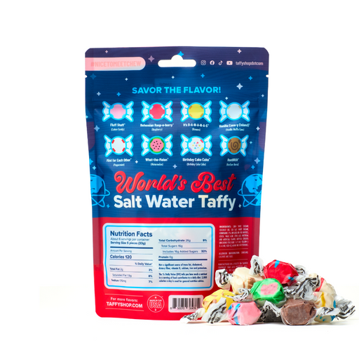 World's Best Salt Water Taffy Bag (7oz) Taffy Shop