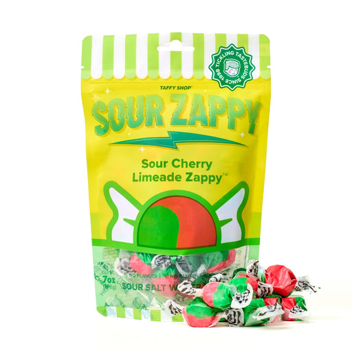 Sour Cherry Limeade Zappy Taffy Taffy Shop Personal (7oz)