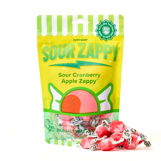 Sour Cranberry Apple Zappy Taffy Taffy Shop Personal (7oz)