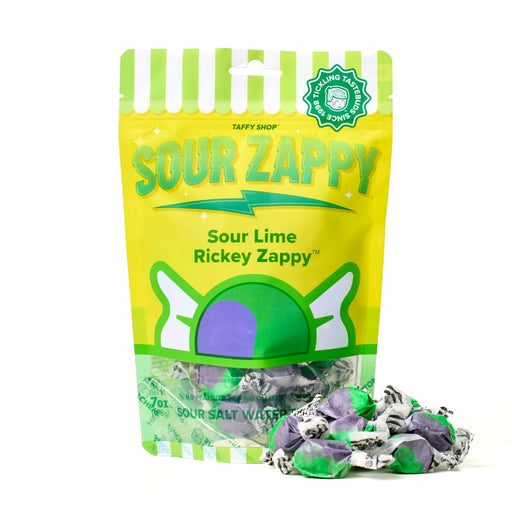Sour Lime Rickey Zappy Taffy Taffy Shop Personal (7oz)