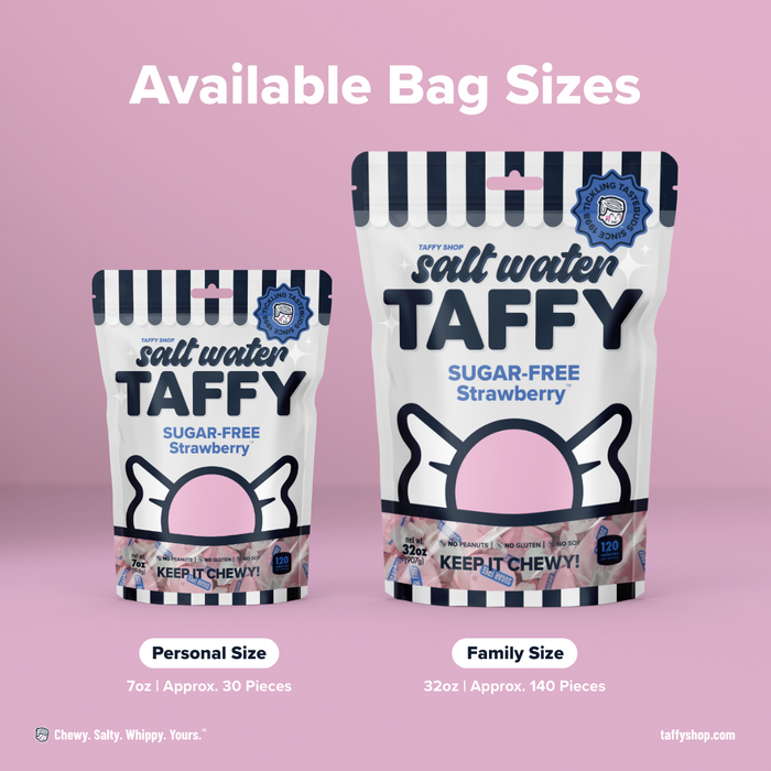 Sugar-Free Fresh Strawberry Taffy Taffy Shop