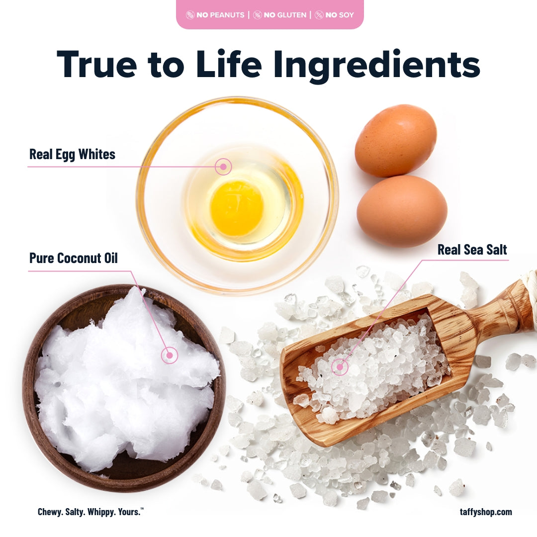 Retro Favorites Taffy Mix features colorful, chewy saltwater taffy candies in whimsical unicorn poop-inspired flavors | Taffy Shop