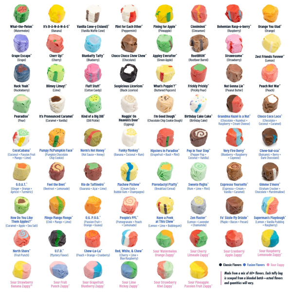 The Whole Chewbang! Saltwater Taffy Mix – Taffy Shop