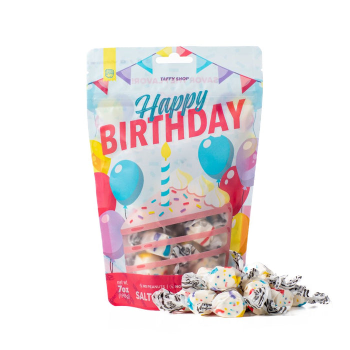 Happy Birthday Taffy Bag (7oz) Taffy Shop