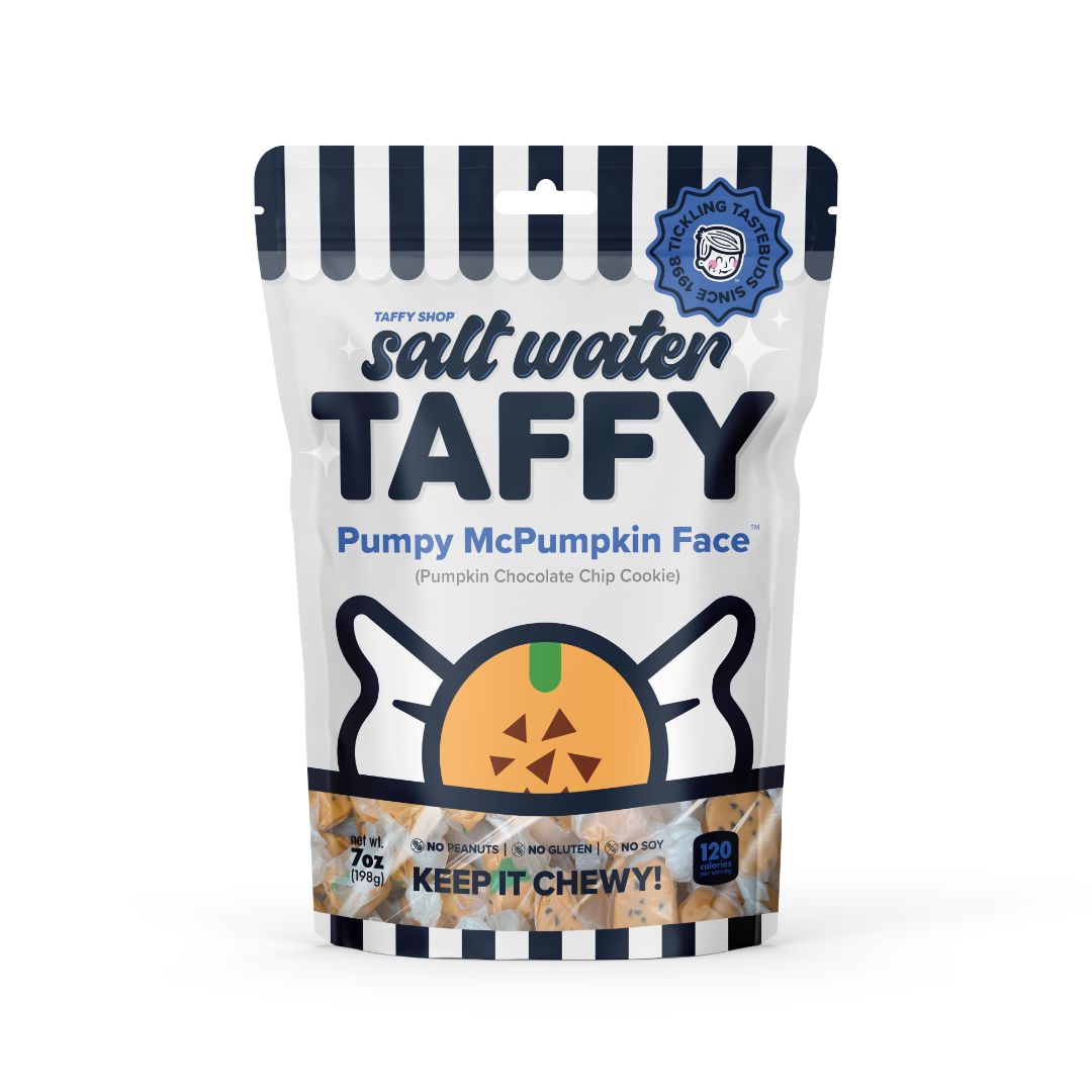 Pumpy McPumpkin Face Taffy Taffy Shop Personal (7oz)