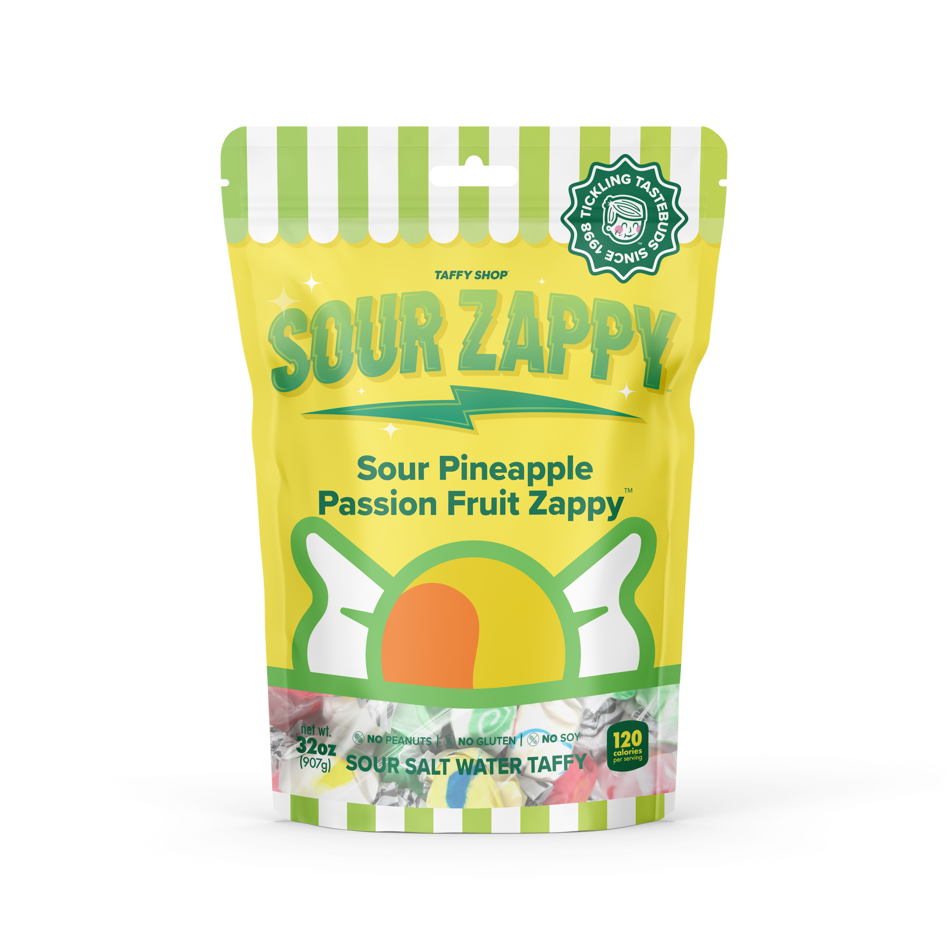 Sour Pineapple Passion Fruit Saltwater Taffy – Taffy Shop
